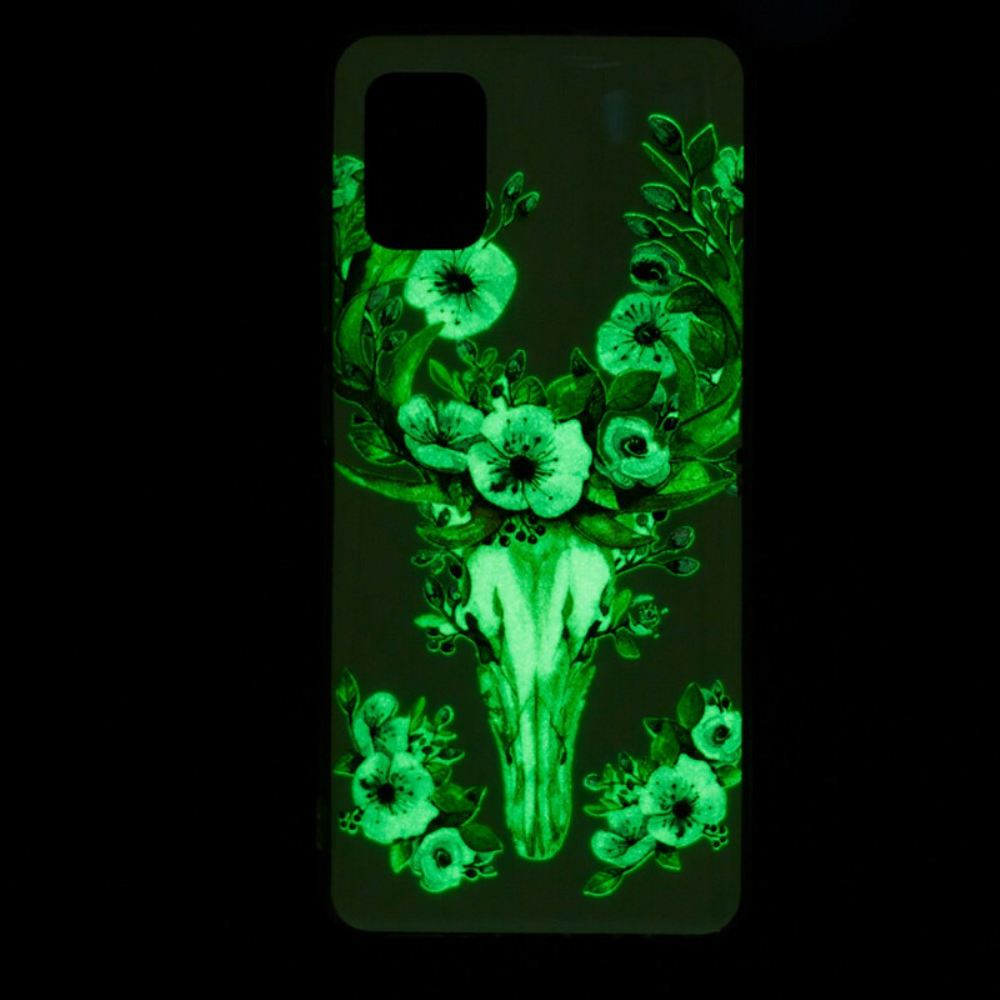 Kryt Na Xiaomi Mi 10 Lite Fluorescenční Květina Elk