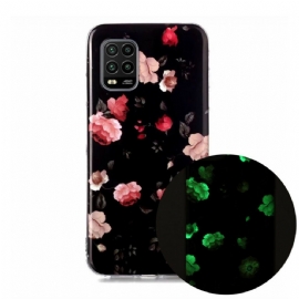 Kryt Na Xiaomi Mi 10 Lite Fluorescenční Květiny