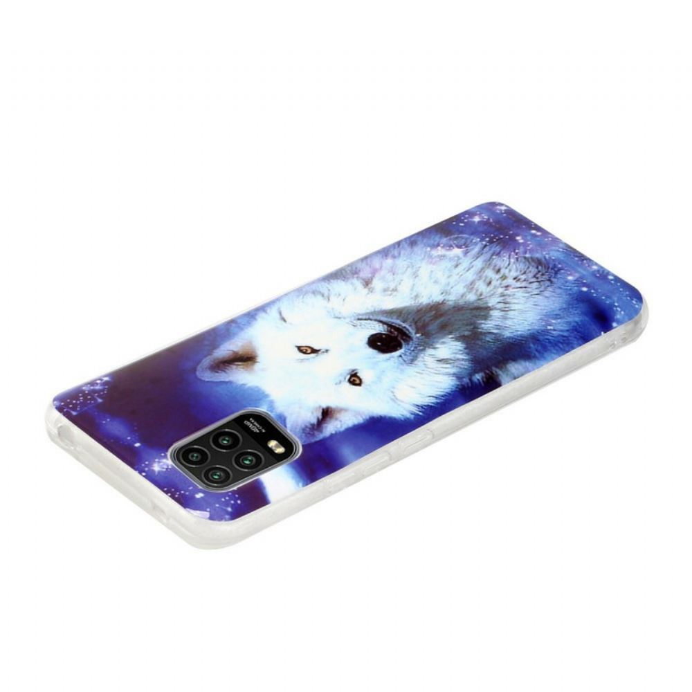 Kryt Na Xiaomi Mi 10 Lite Fluorescenční Série Wolf