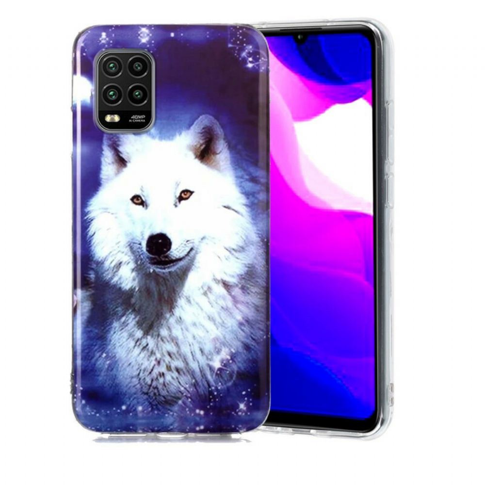 Kryt Na Xiaomi Mi 10 Lite Fluorescenční Série Wolf