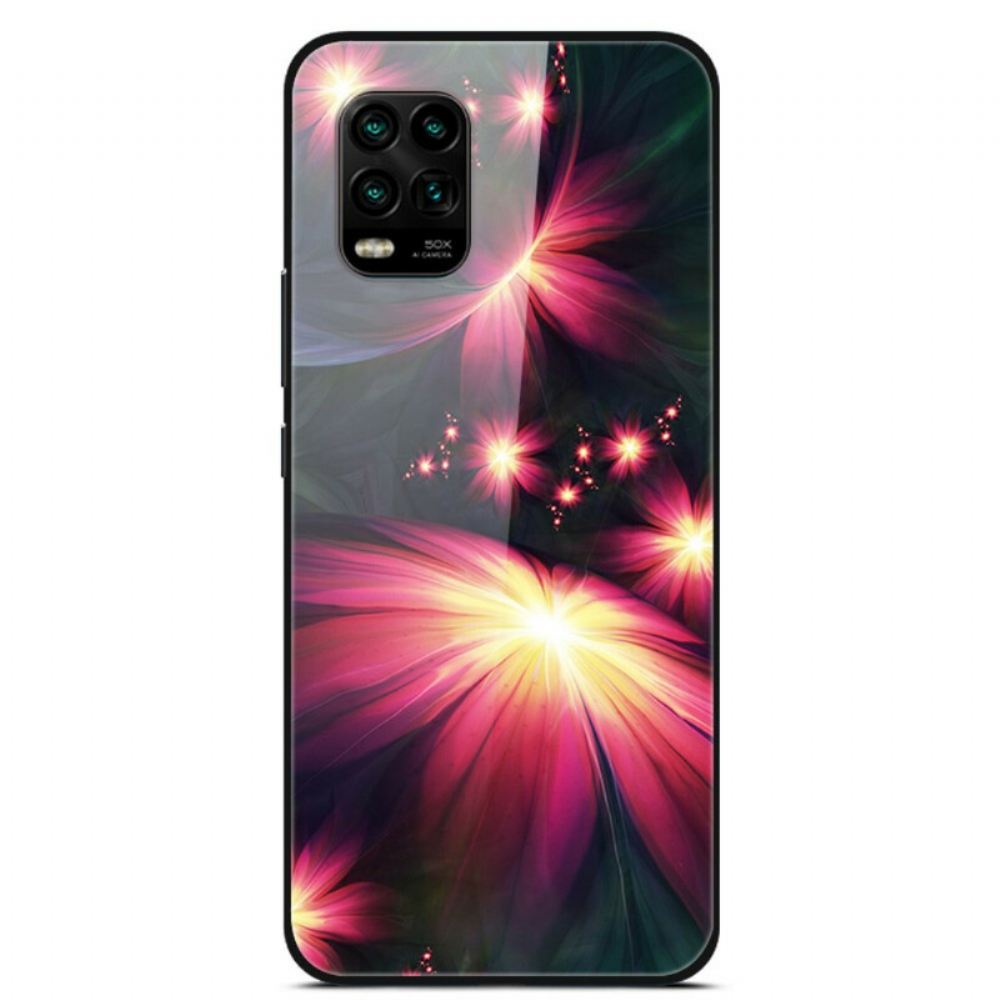 Kryt Na Xiaomi Mi 10 Lite Tvrzené Sklo Fancy Flowers