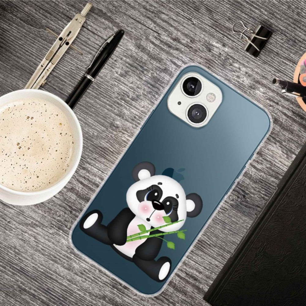 Kryt Na iPhone 14 Plus Transparentní Smutná Panda