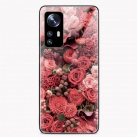 Kryt Na Xiaomi 12 / 12X Tvrzené Sklo Rose Flowers