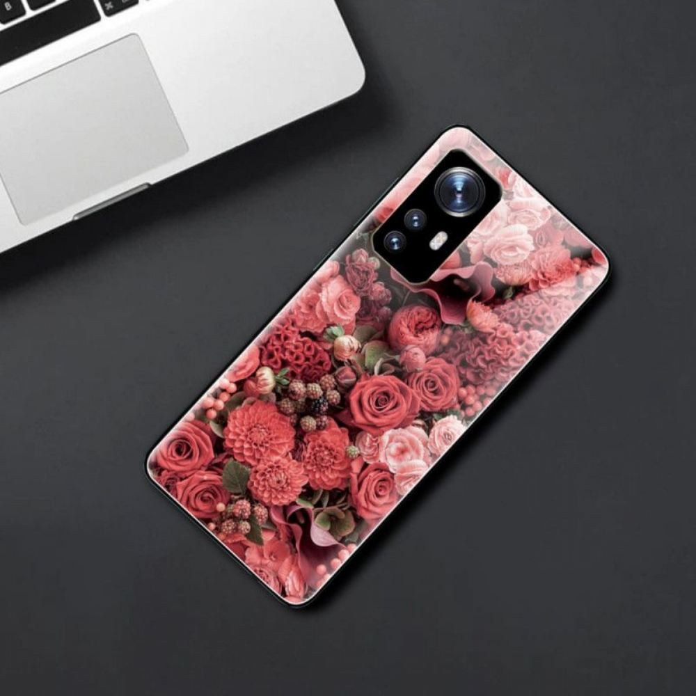 Kryt Na Xiaomi 12 / 12X Tvrzené Sklo Rose Flowers