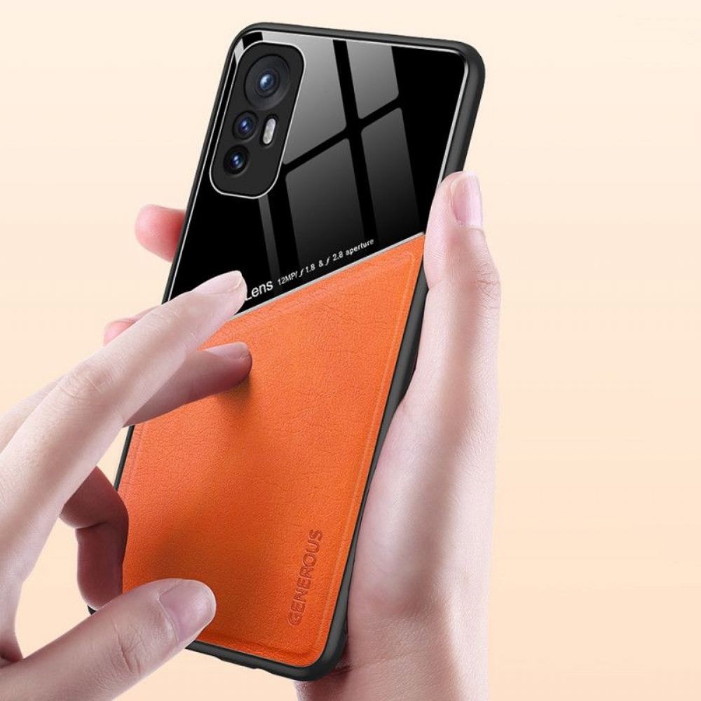 Kryty Na Mobil Na Xiaomi 12 / 12X Efekt Magnetické Kůže