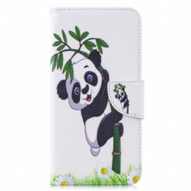 Flipové Pouzdro Na Huawei Y7 2019 Panda Na Bambusu