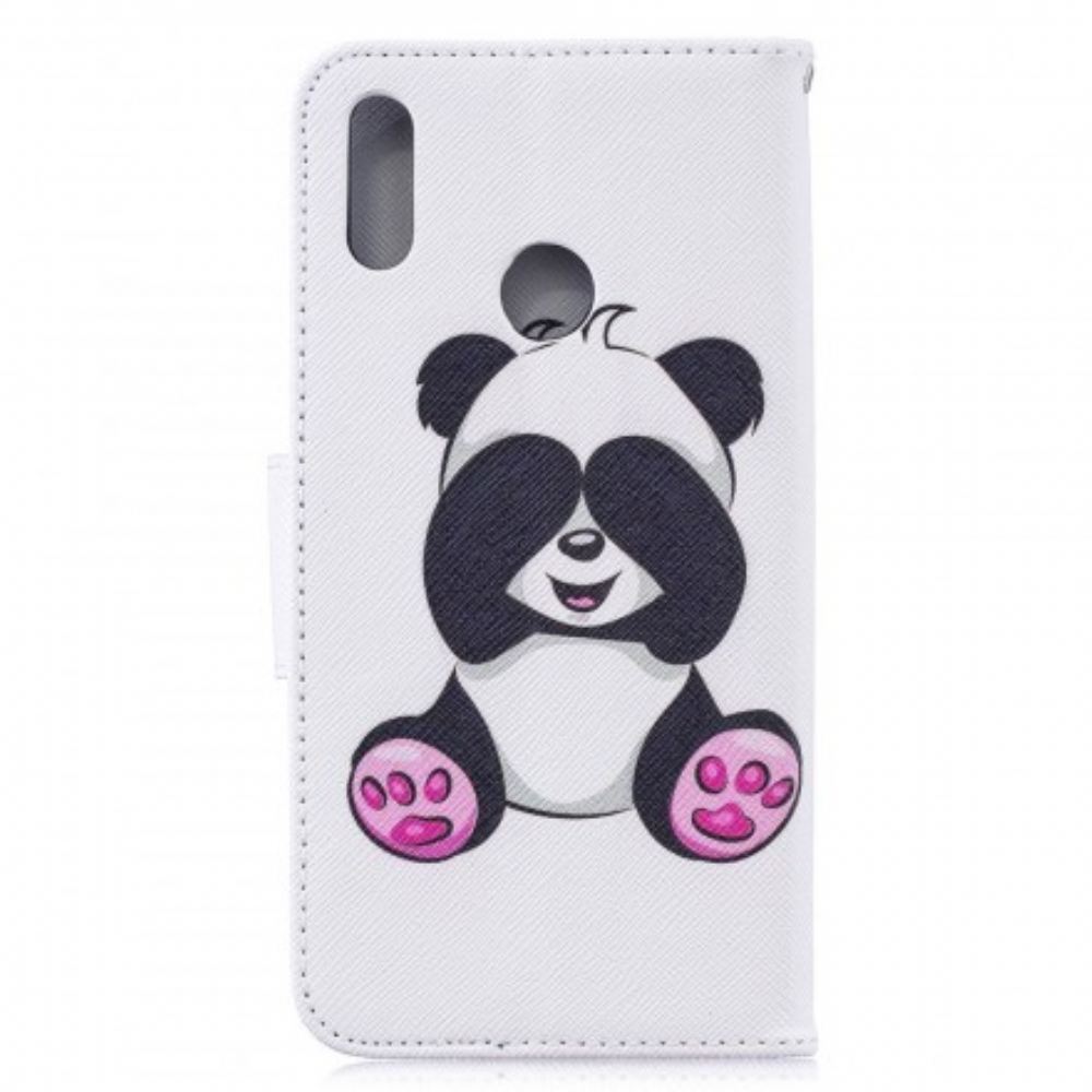 Flipové Pouzdro Na Huawei Y7 2019 Panda Zábava