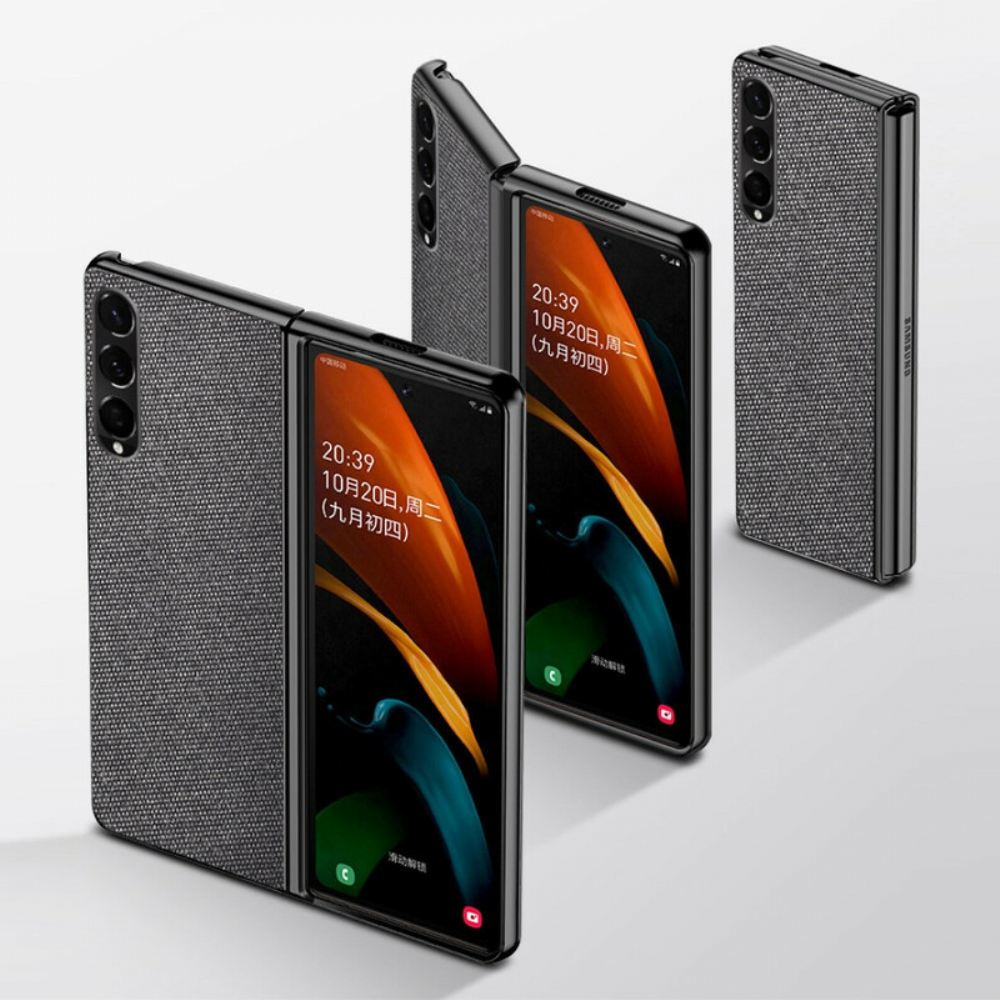 Kryt Na Samsung Galaxy Z Fold 3 5G Efekt Texturované Kůže