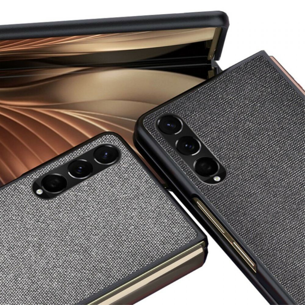 Kryt Na Samsung Galaxy Z Fold 3 5G Efekt Texturované Kůže