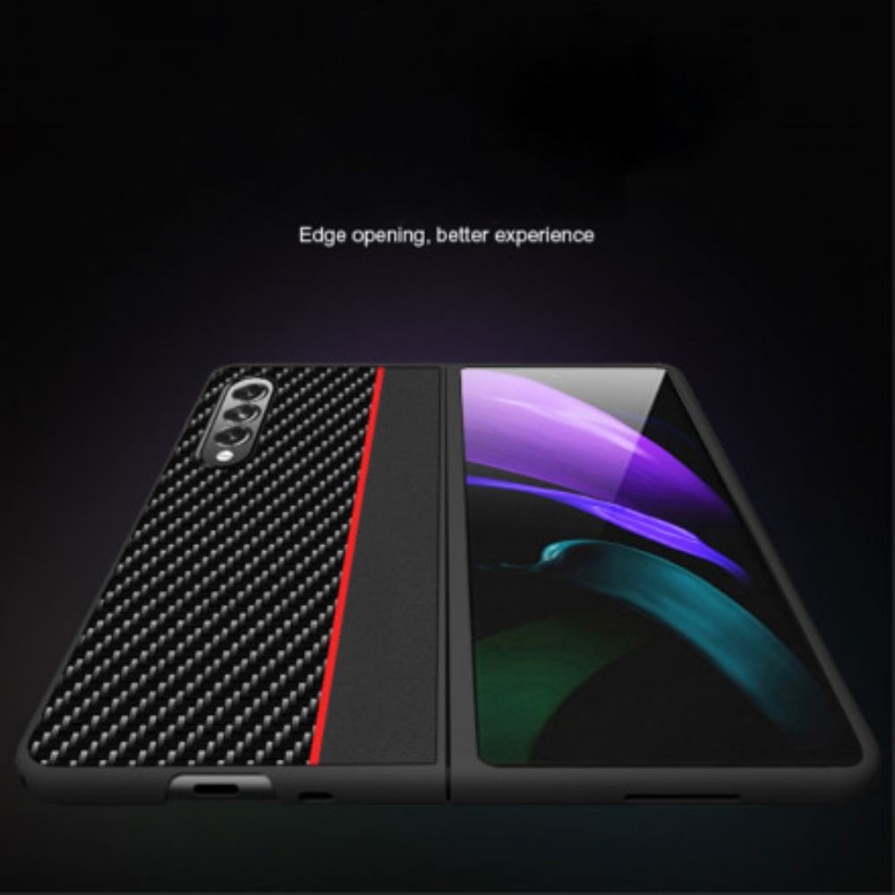 Kryt Na Samsung Galaxy Z Fold 3 5G Line Carbon Fiber