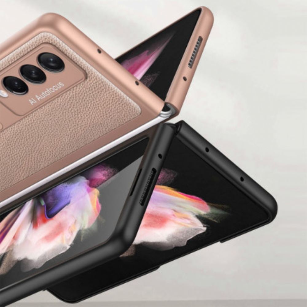 Kryt Na Samsung Galaxy Z Fold 3 5G Litchi Leather Support Gkk