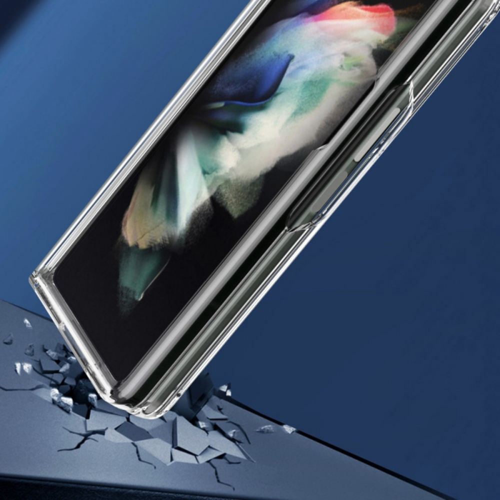 Kryt Na Samsung Galaxy Z Fold 3 5G Průhledné Barevné Okraje