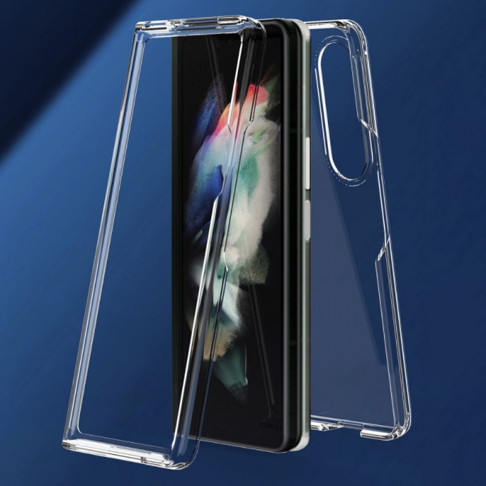 Kryt Na Samsung Galaxy Z Fold 3 5G Průhledné Barevné Okraje