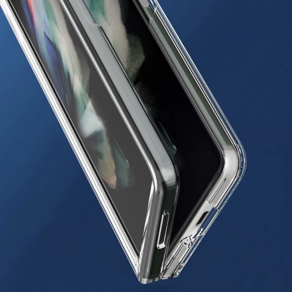 Kryt Na Samsung Galaxy Z Fold 3 5G Průhledné Barevné Okraje