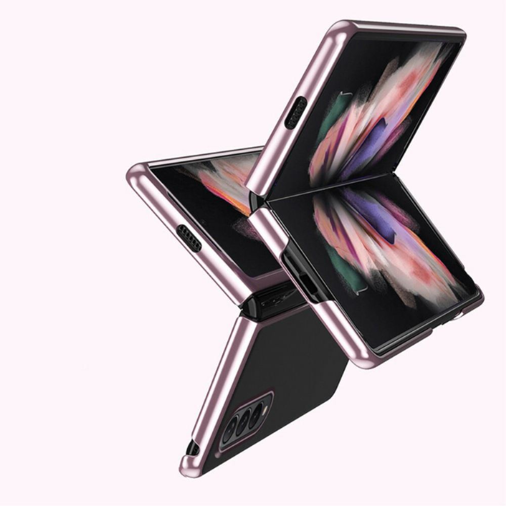 Kryt Na Samsung Galaxy Z Fold 3 5G Vymazat Okraje Ve Stylu Kovu