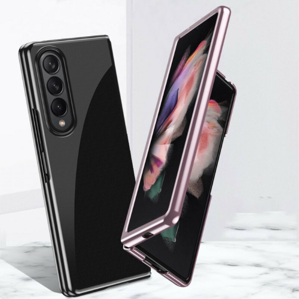 Kryt Na Samsung Galaxy Z Fold 3 5G Vymazat Okraje Ve Stylu Kovu