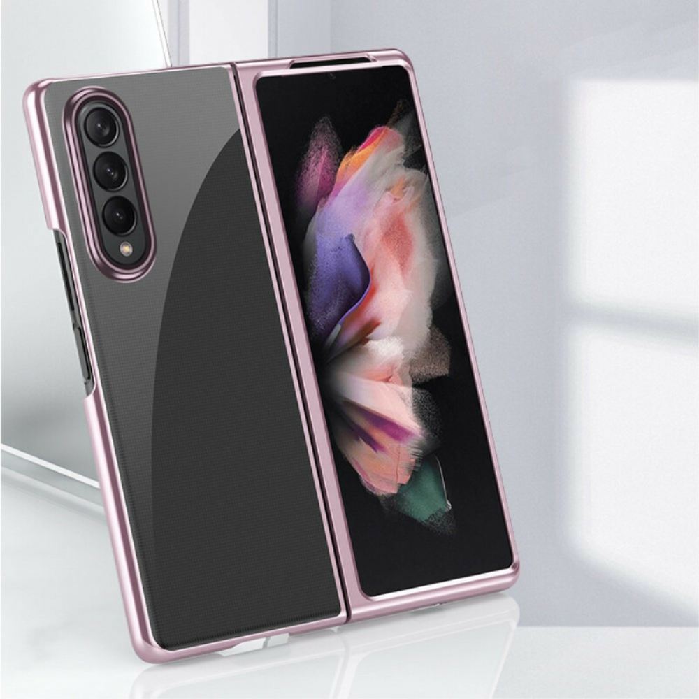 Kryt Na Samsung Galaxy Z Fold 3 5G Vymazat Okraje Ve Stylu Kovu