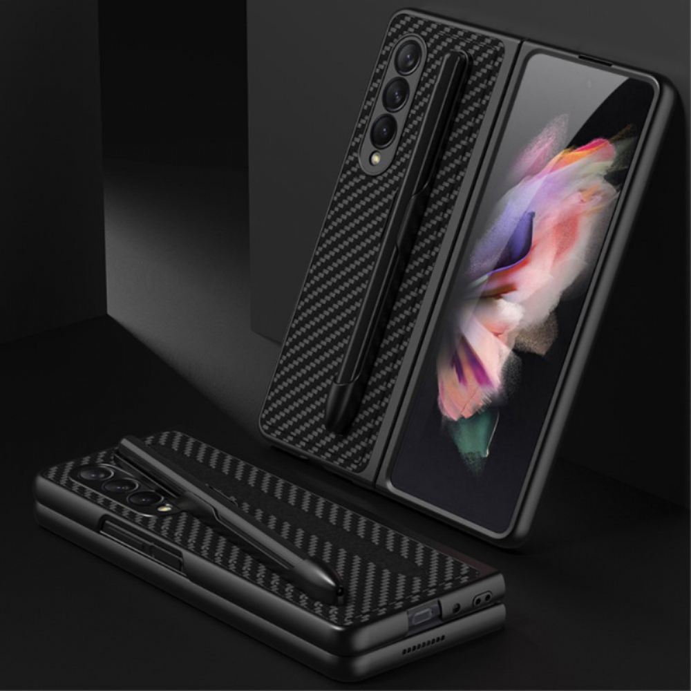 Kryty Na Mobil Na Samsung Galaxy Z Fold 3 5G Držák Doteku Z Uhlíkových Vláken Gkk