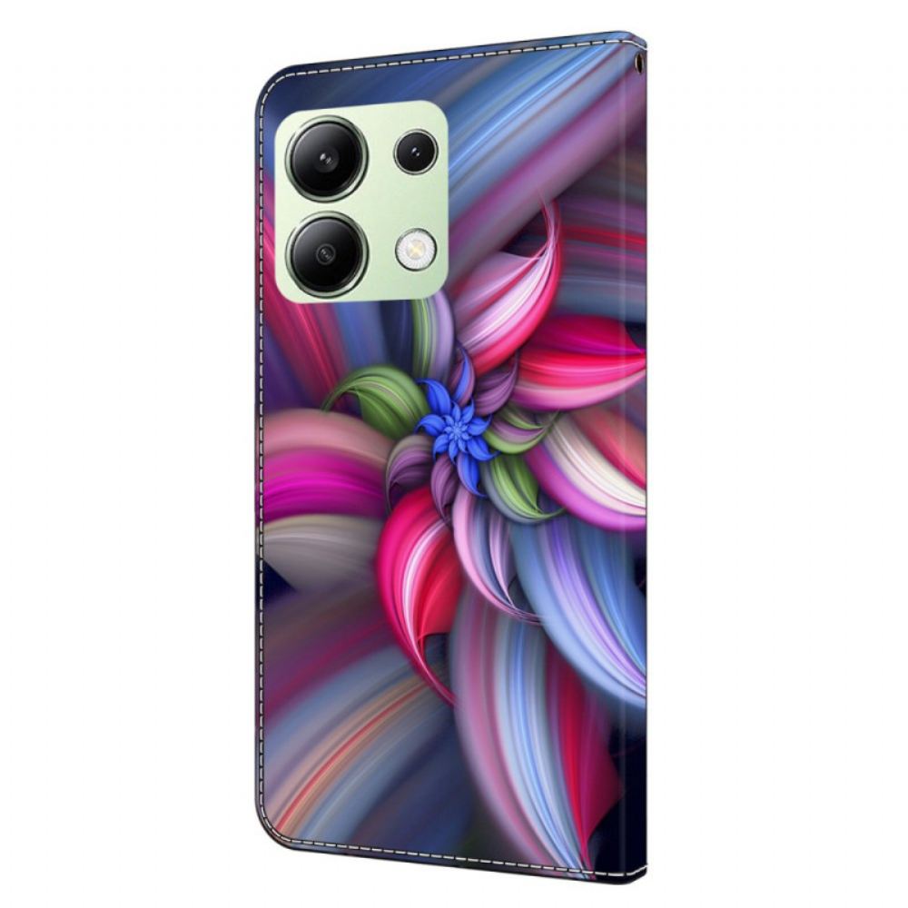 Peněženková Pouzdra Xiaomi Redmi Note 13 4g Barevné Květiny