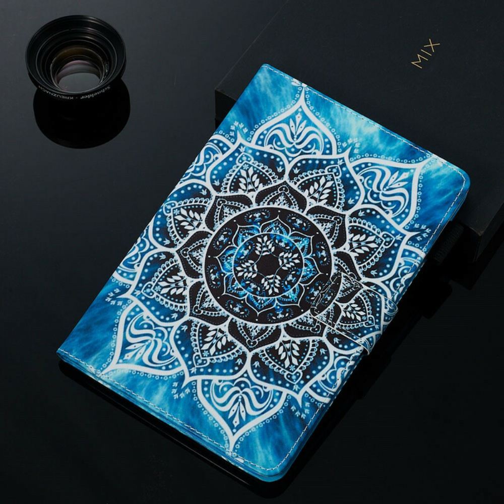 Flipové Pouzdro Na Samsung Galaxy Tab S5e Mandala Sněhová Vločka