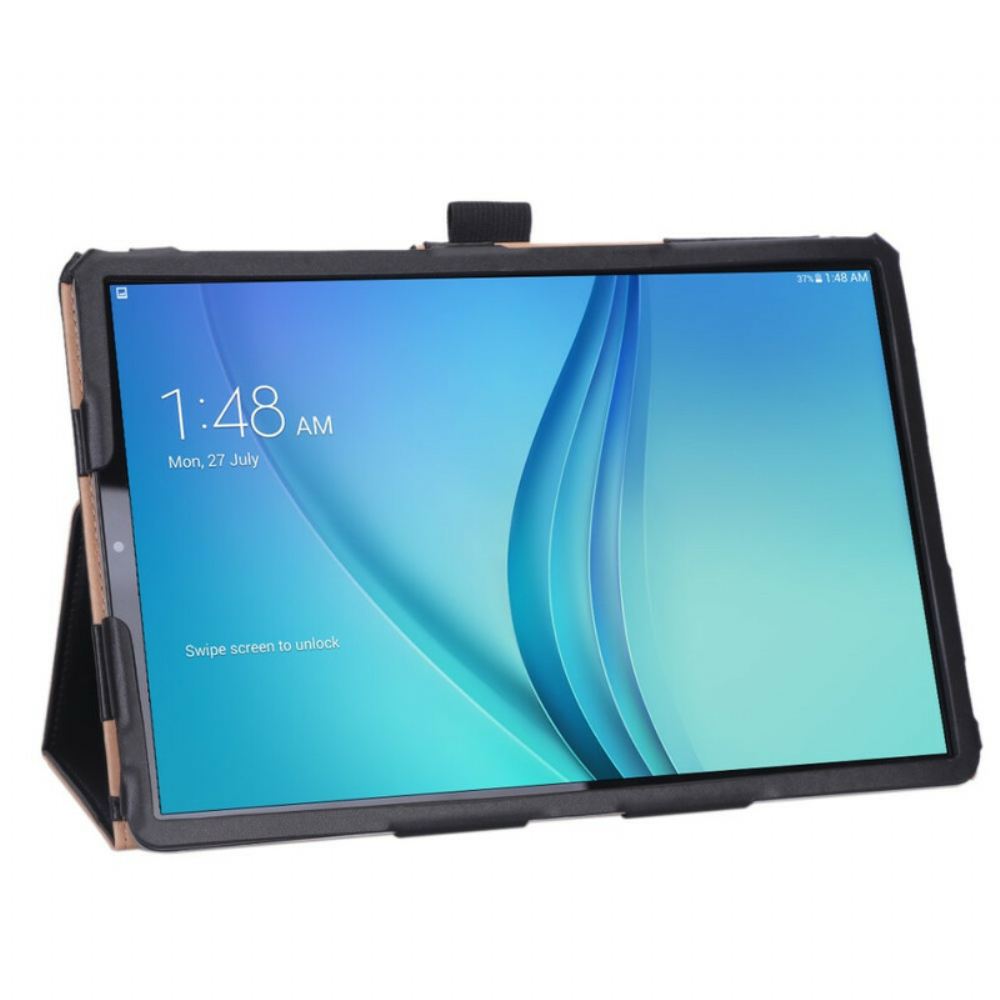 Pouzdra Na Samsung Galaxy Tab S5e Kožený Styl S Páskem