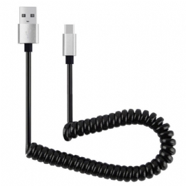 Usb Na Usb C Pružinový Nabíjecí Kabel