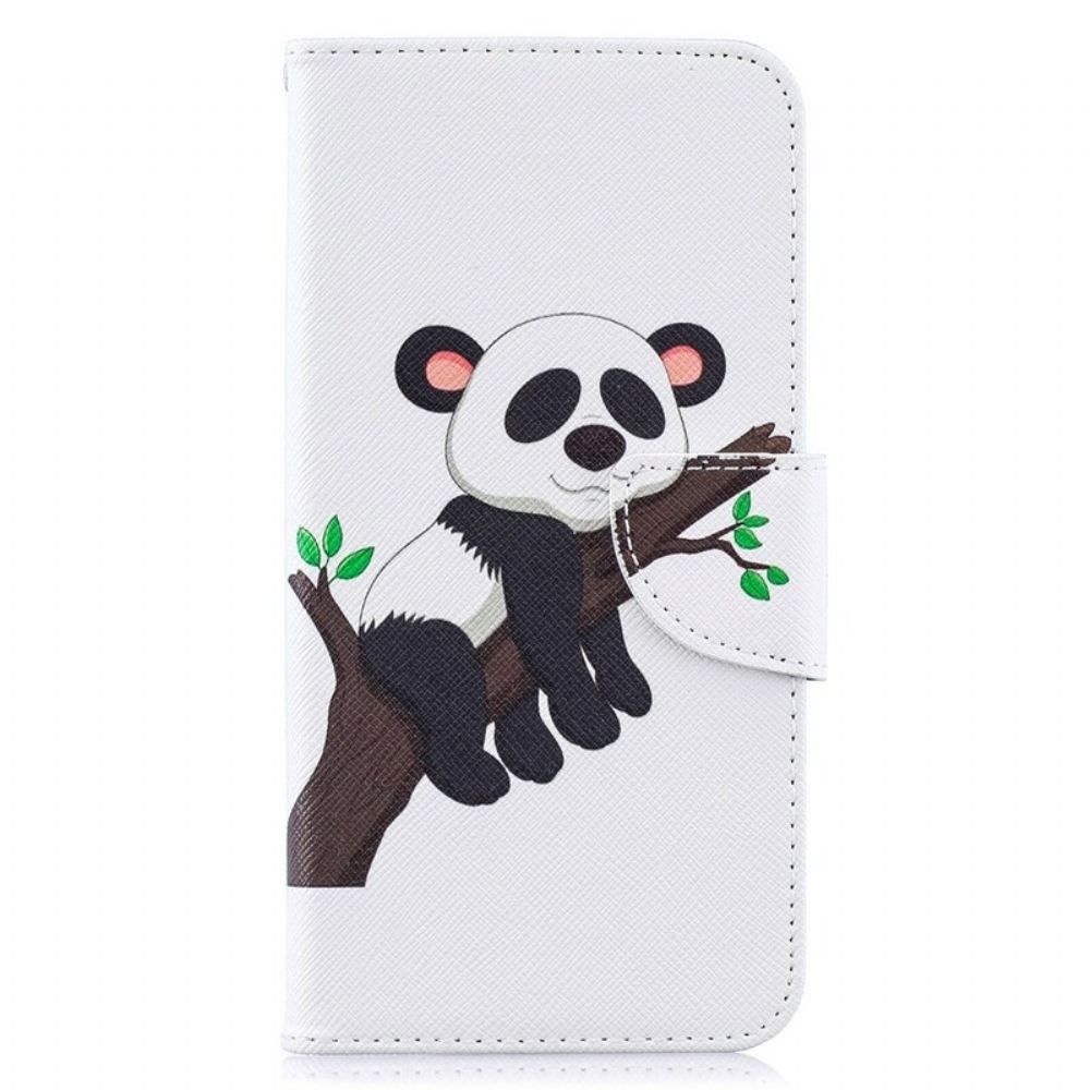 Flipové Pouzdro Na Samsung Galaxy A10 Líná Panda