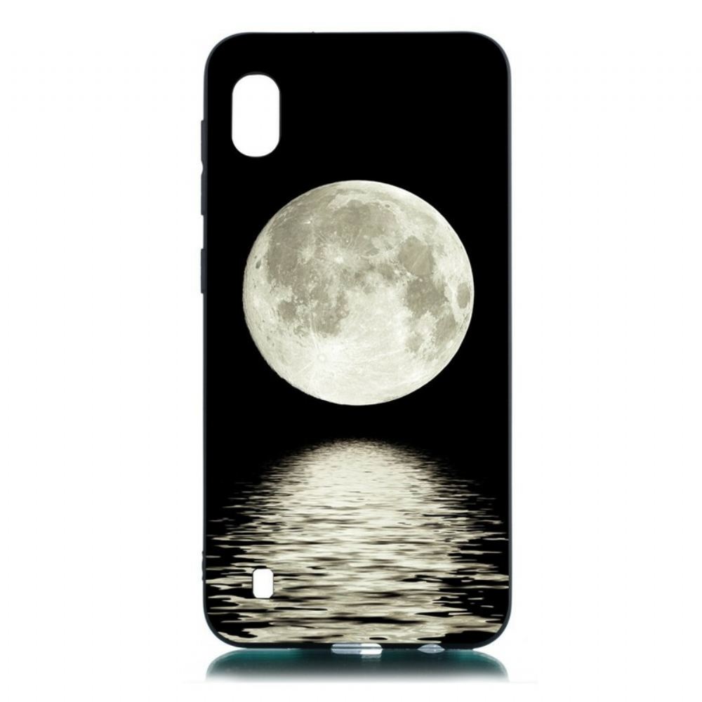 Kryt Na Samsung Galaxy A10 Pružný Silikon Marine Moon