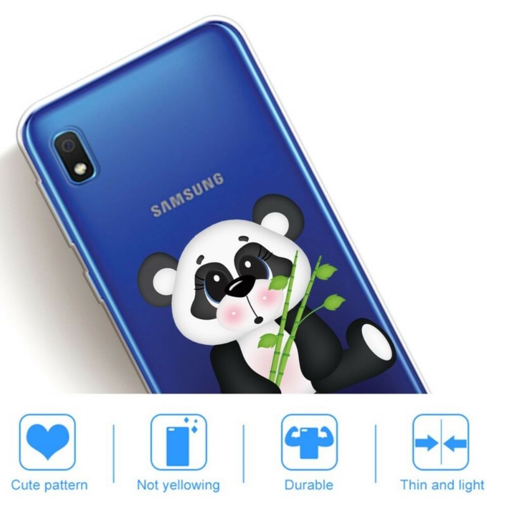 Kryt Na Samsung Galaxy A10 Transparentní Smutná Panda