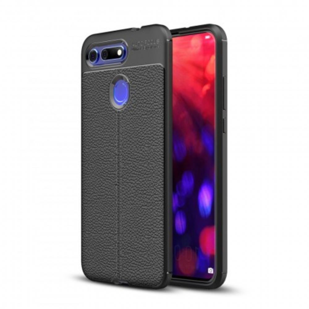 Kryty Na Mobil Na Honor View 20 Efekt Kůže Litchi S Dvojitou Linií