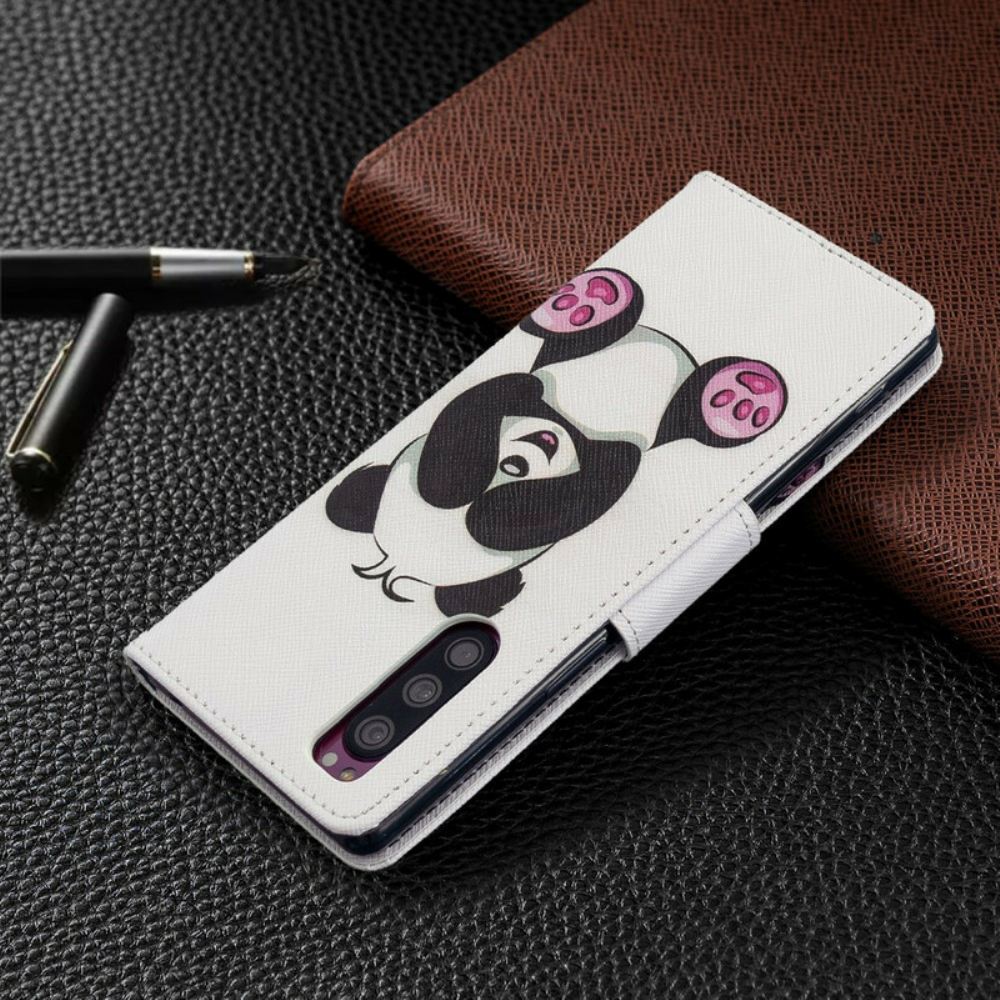 Flipové Pouzdro Na Sony Xperia 5 Panda Zábava