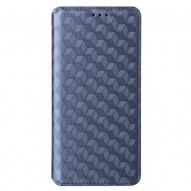 Kožené Pouzdro Folio Na Xiaomi 14 3d Kostky