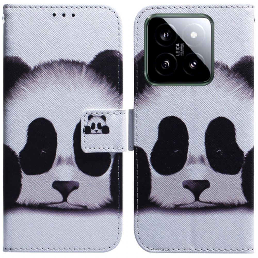 Peněženková Pouzdra Xiaomi 14 Kryty Na Mobil Panda