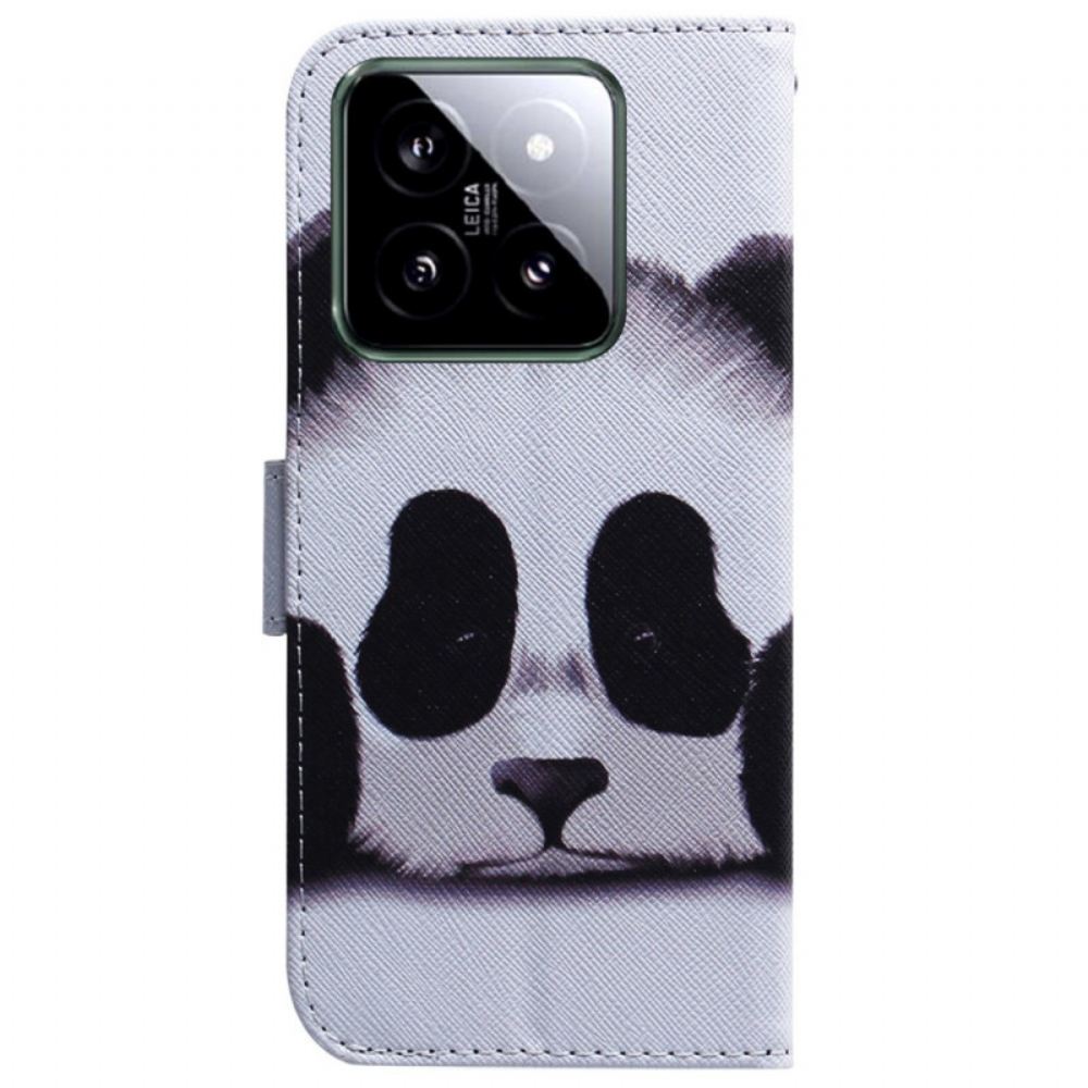 Peněženková Pouzdra Xiaomi 14 Kryty Na Mobil Panda