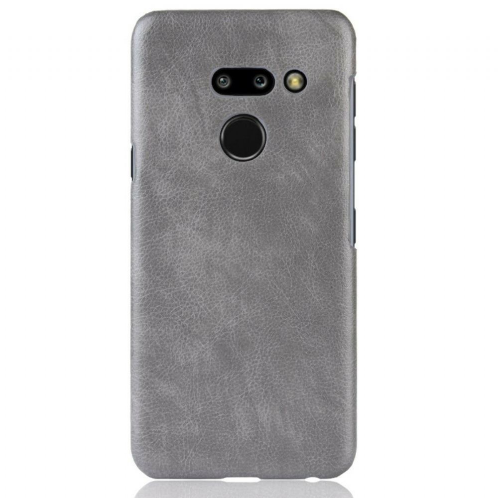 Kryt Na LG G8 ThinQ Kožený Efekt Litchi