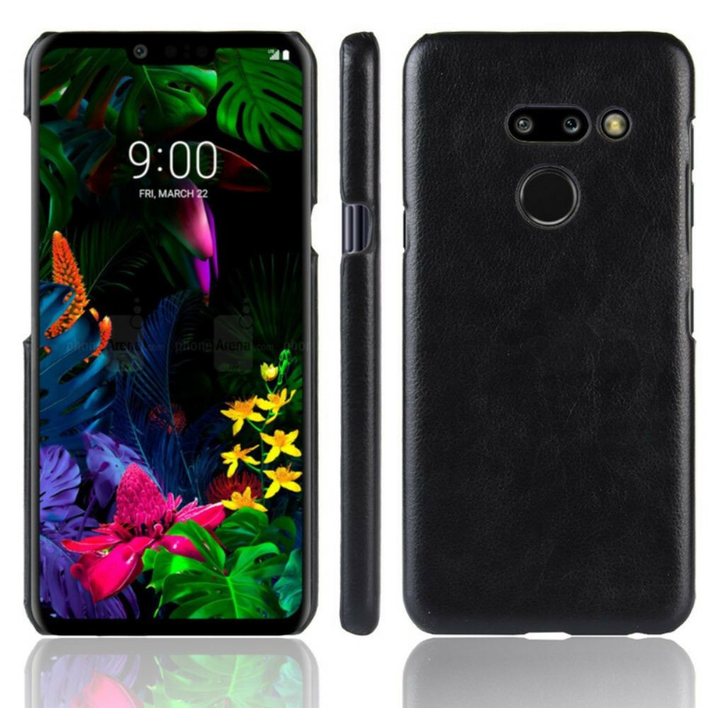 Kryt Na LG G8 ThinQ Kožený Efekt Litchi