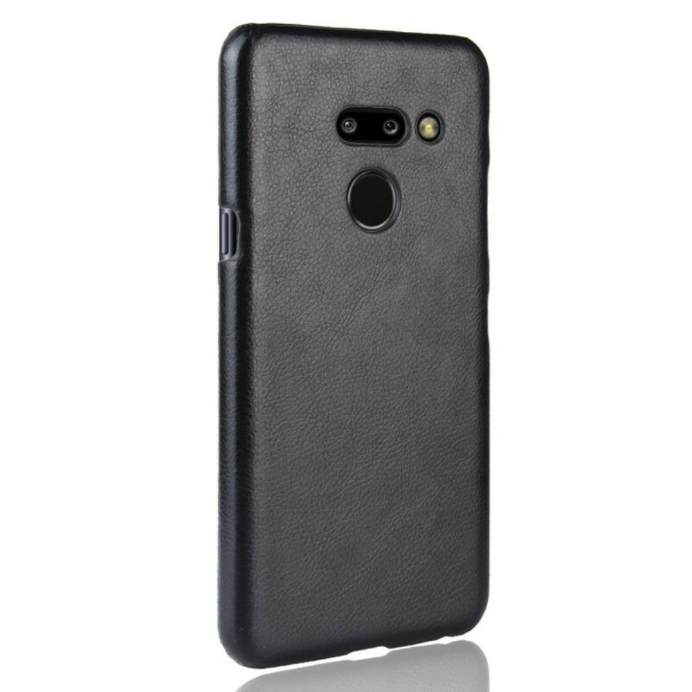 Kryt Na LG G8 ThinQ Kožený Efekt Litchi