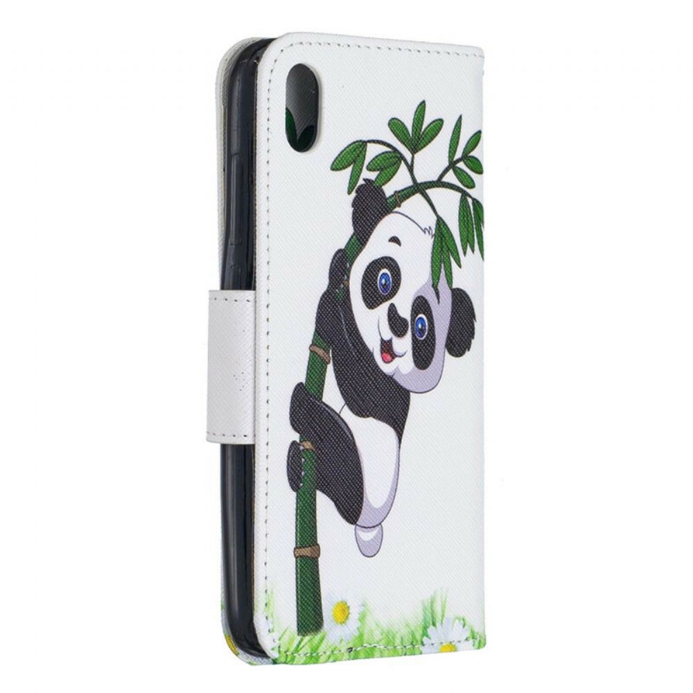 Flipové Pouzdro Na Xiaomi Redmi 7A Panda Na Bambusu