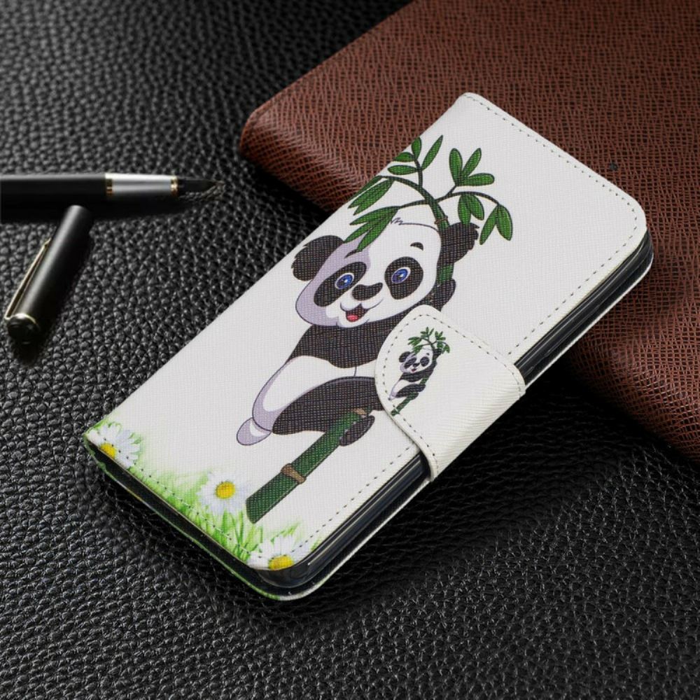 Flipové Pouzdro Na Xiaomi Redmi 7A Panda Na Bambusu