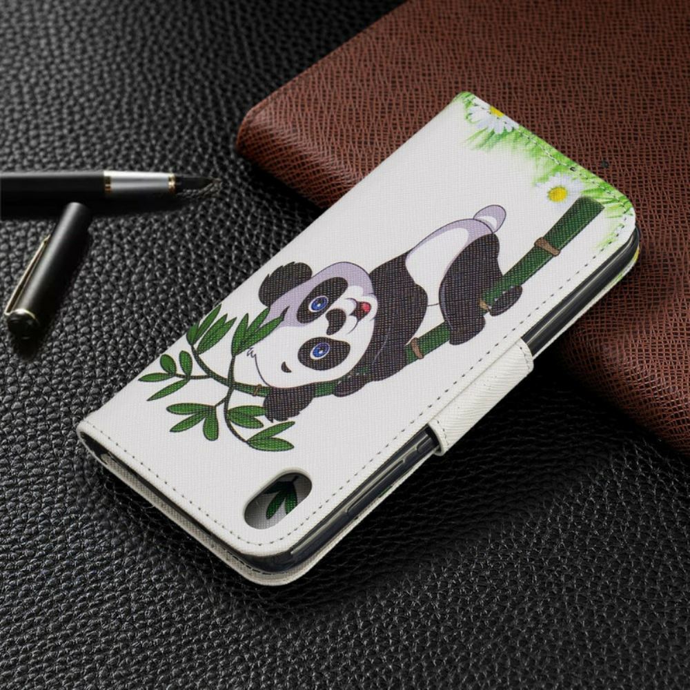 Flipové Pouzdro Na Xiaomi Redmi 7A Panda Na Bambusu