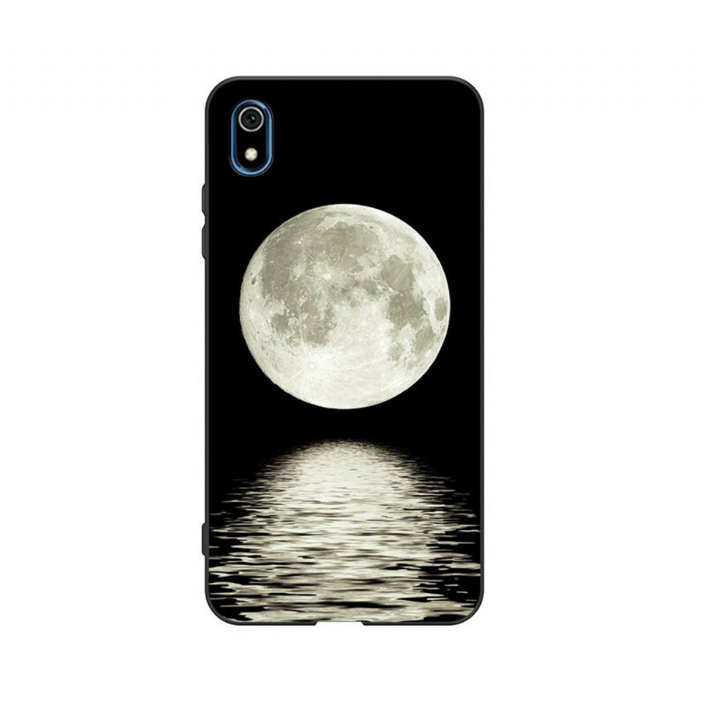 Kryt Na Xiaomi Redmi 7A Pružný Silikon Marine Moon