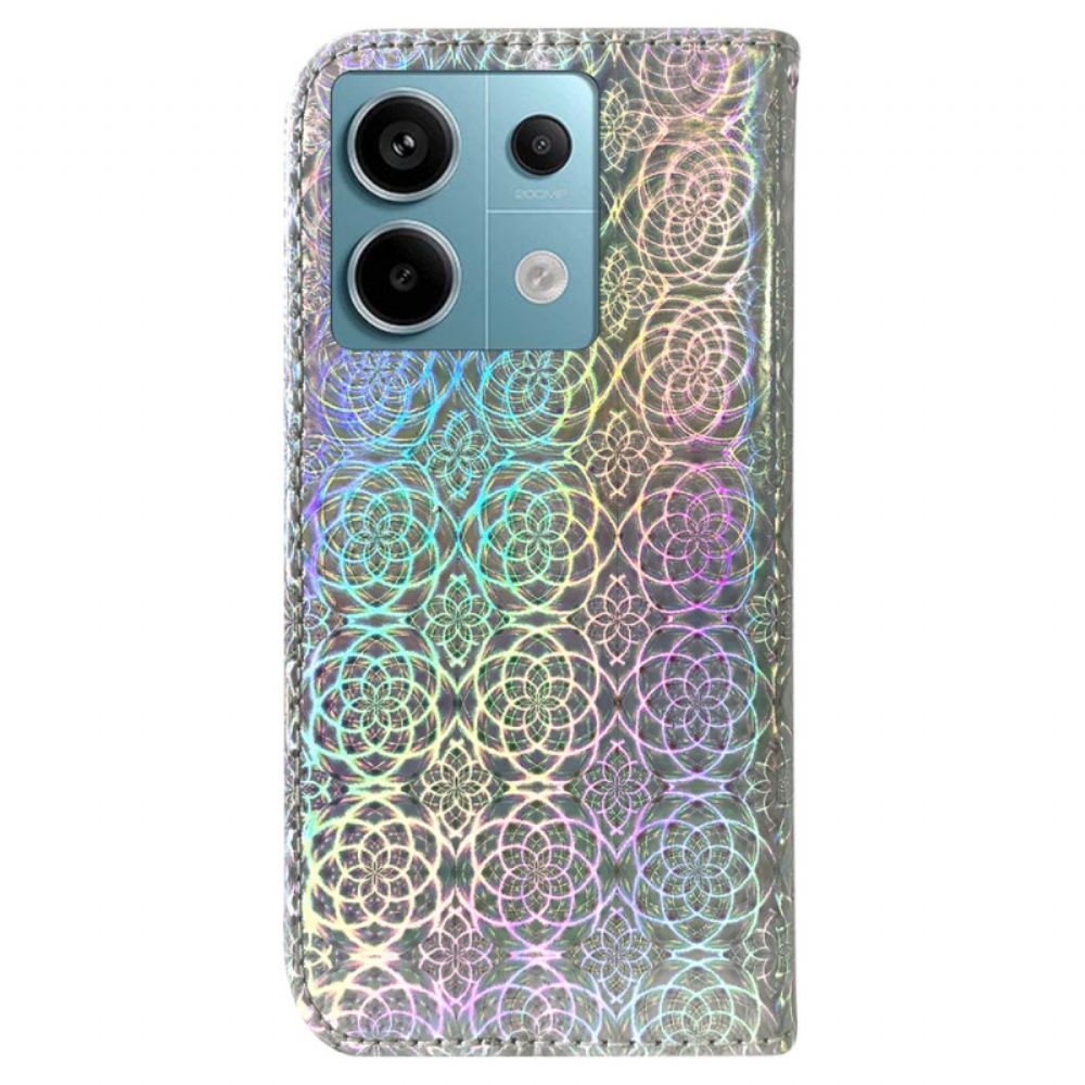 Kožený Kryt Xiaomi Redmi Note 13 Pro 5g Vzor Disco Popruhu