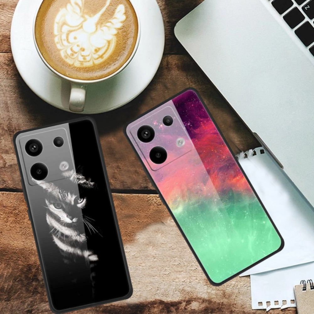 Kryt Na Xiaomi Redmi Note 13 Pro 5g Barevný Vzor Z Tvrzeného Skla