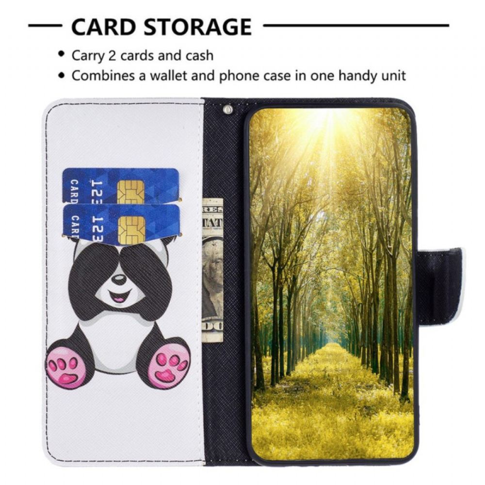 Flipové Pouzdro Na iPhone 14 Pro Panda