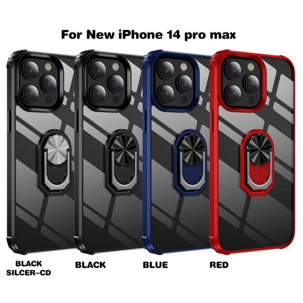 Kryt Na iPhone 14 Pro Transparentní S Podporou Vyzvánění