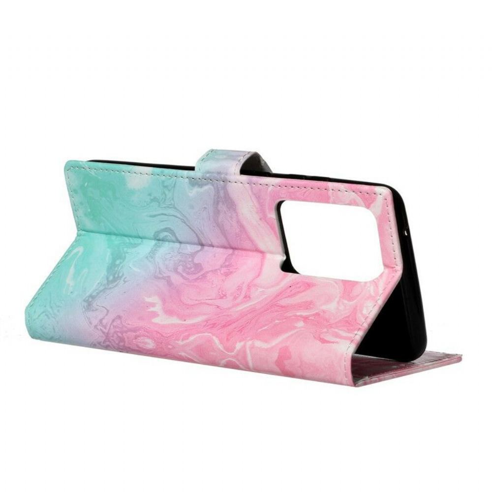 Flipové Pouzdro Na Samsung Galaxy S20 Plus / S20 Plus 5G Designer Marble