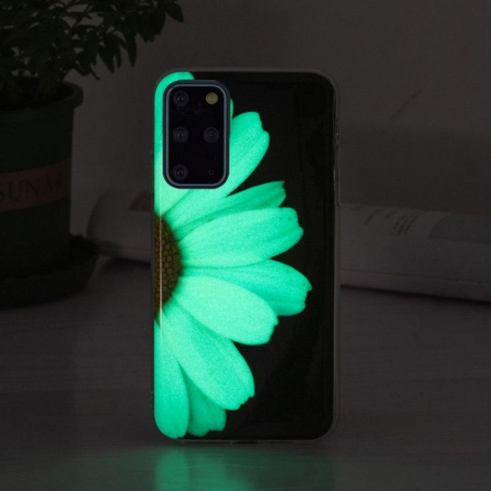 Kryt Na Samsung Galaxy S20 Plus / S20 Plus 5G Fluorescenční Květinová Řada