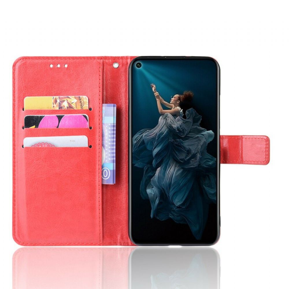 Flipové Pouzdro Na Huawei Nova 5T / Honor 20 Okázalá Umělá Kůže