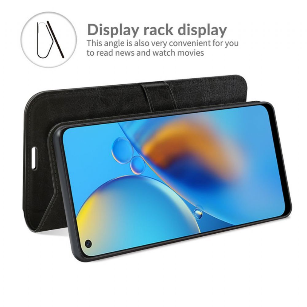 Flipové Pouzdro Na Oppo A74 4G Ultra Umělá Kůže