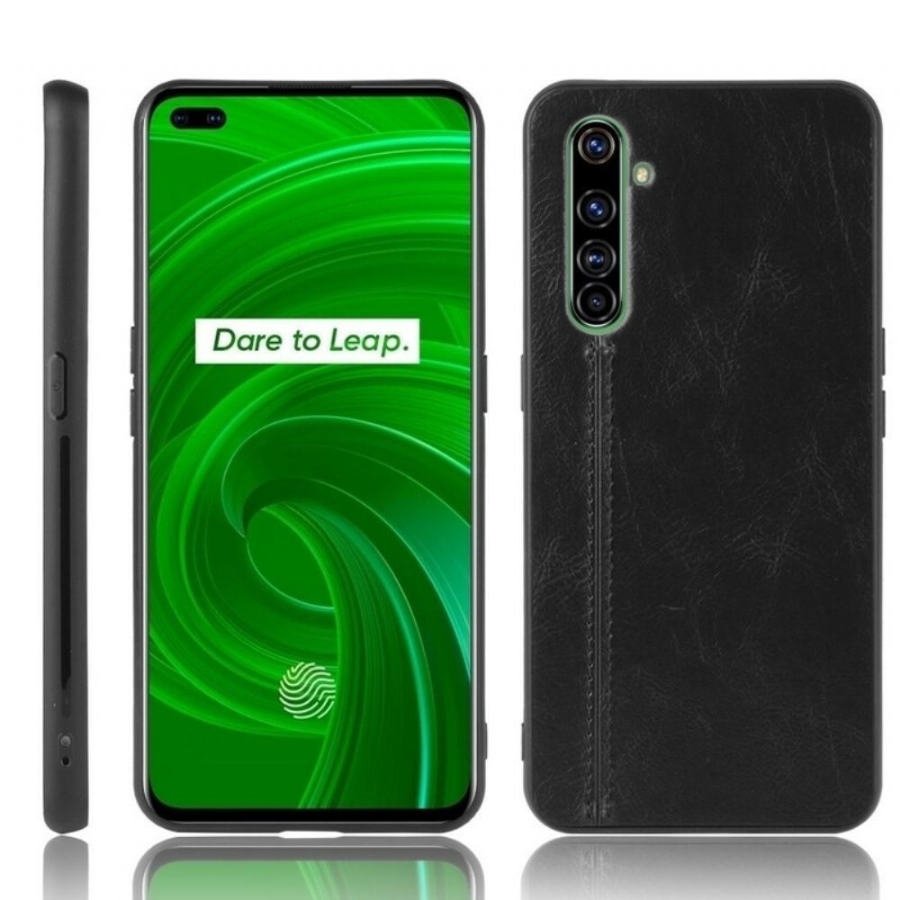 Kryty Na Mobil Na Realme X50 Pro Stylové Šití Kůže